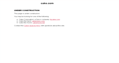 Desktop Screenshot of cake.com
